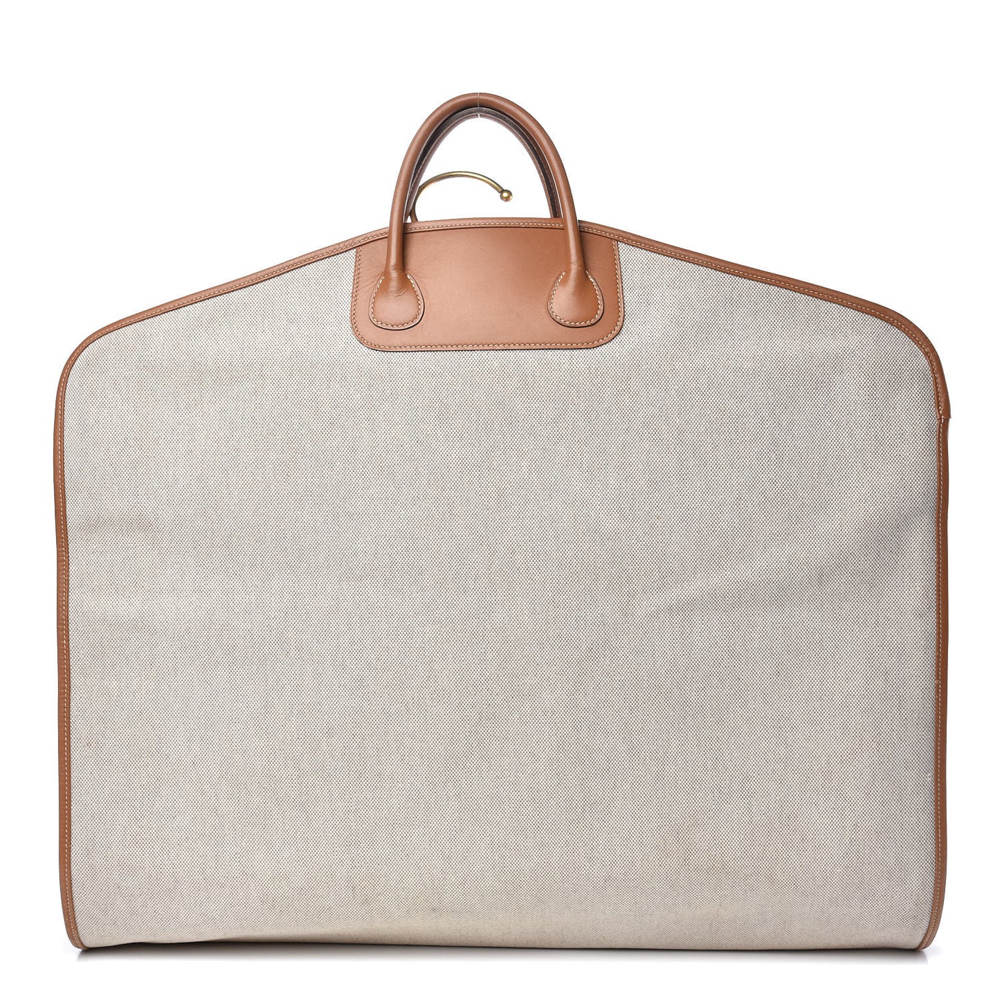Toile Vache Calfskin Garment Bag Natural