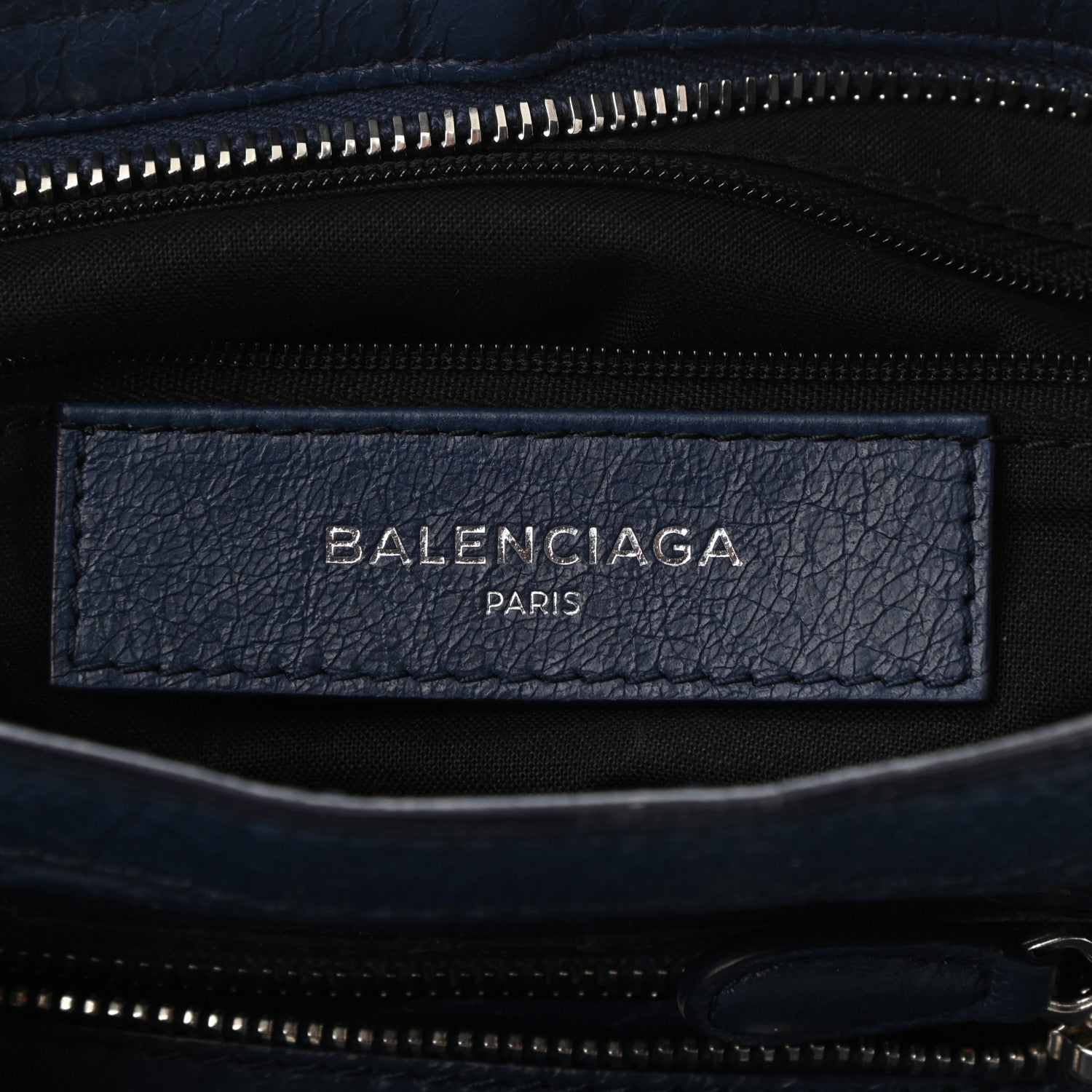 Balenciaga Agneau Giant 12 Silver Hardware S City Bleu Roi 6 of 10