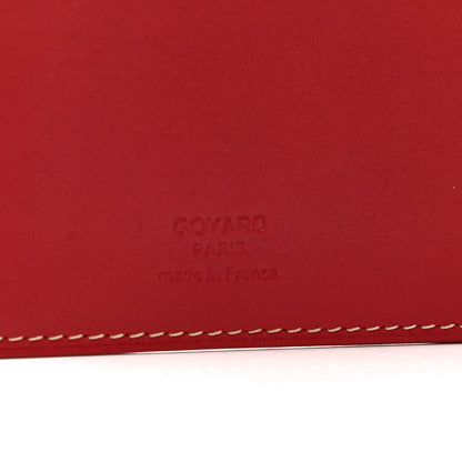 Goyard Goyardine Long Bi-Fold Wallet Red 6 of 7