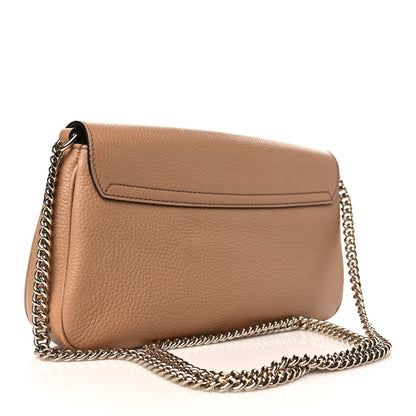 Gucci Pebbled Calfskin Medium Soho Flap Crossbody Camelia 2 of 8