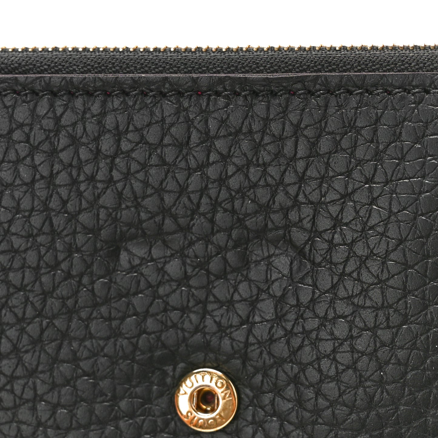 Taurillon Capucines Compact Wallet Black