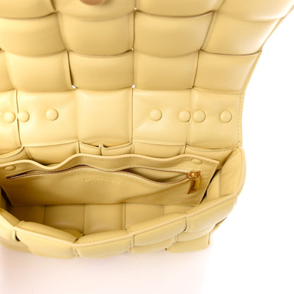 Bottega Veneta Lambskin Maxi Intreccio Padded Chain Cassette Crossbody Bag Corn 5 of 9