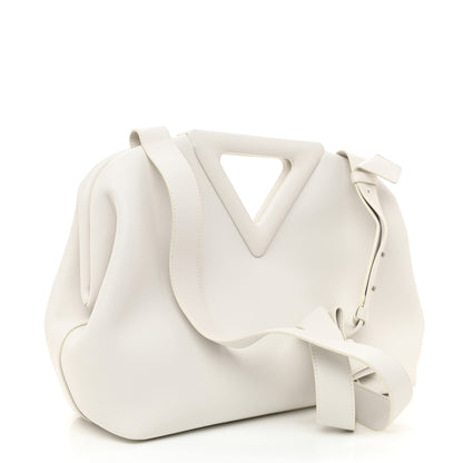 Bottega Veneta Calfskin Large The Point Triangle Bag Chalk 3 of 7