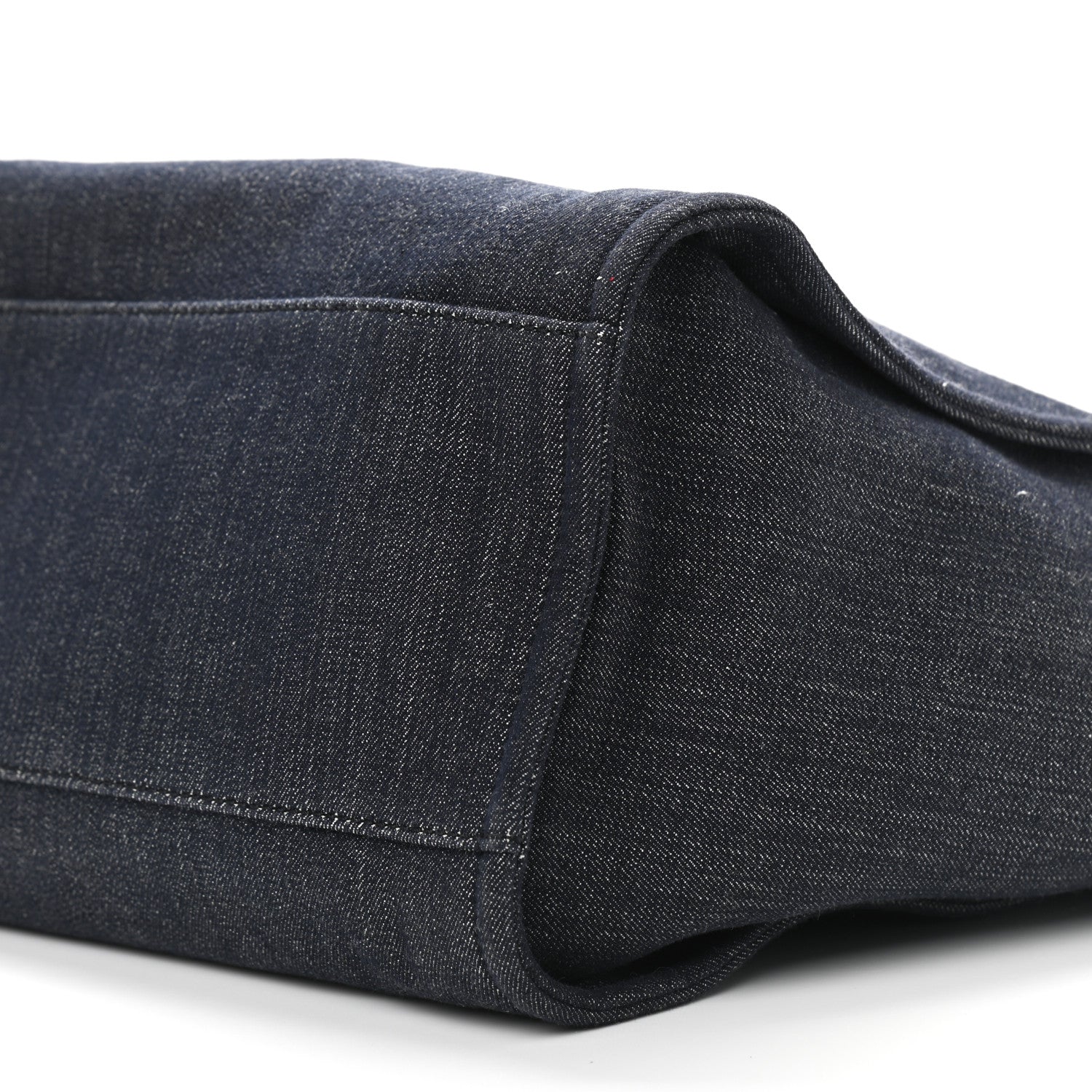 Chanel Denim Medium Deauville Tote Dark Blue 6 of 9