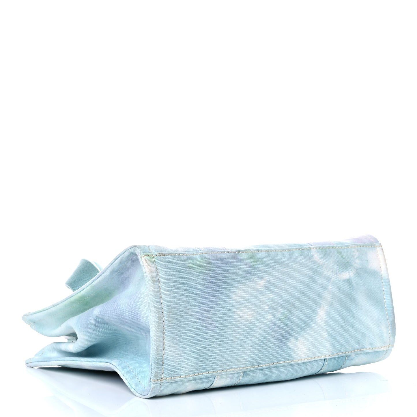 Cotton Canvas Tie Dye Medium The Traveler Tote Bag Blue Multi