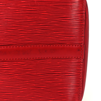 Louis Vuitton Epi Speedy 35 Castillan Red 10 of 11
