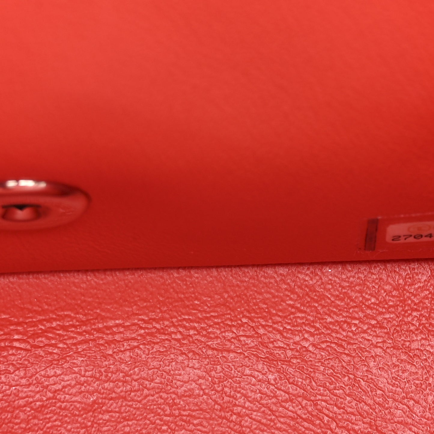 Lambskin Quilted Mini Square Flap Red