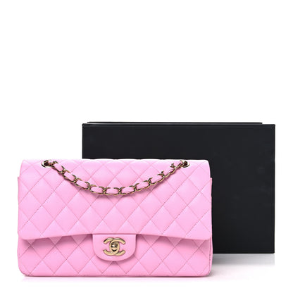 Chanel Caviar Quilted Medium Double Flap Pink 11 of 11