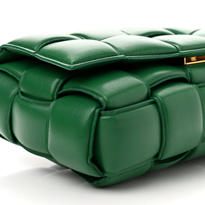Bottega Veneta Nappa Maxi Intreccio Padded Cassette Crossbody Bag Racing Green 8 of 11
