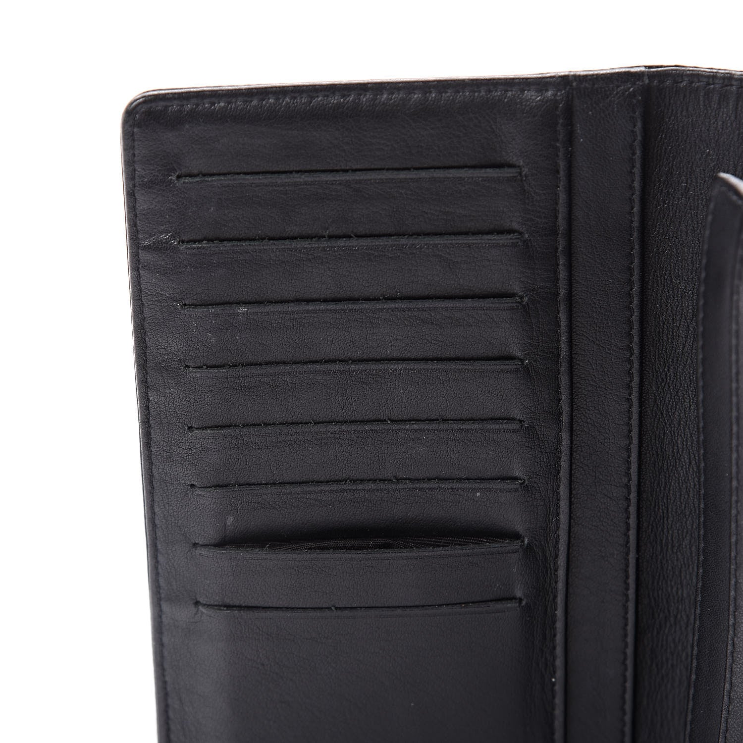 Chanel Caviar Timeless CC Yen Wallet Black 9 of 13