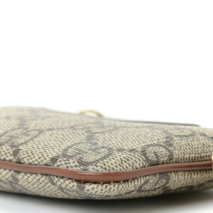 Gucci GG Supreme Monogram Key Case Beige Ebony Cuir 8 of 11