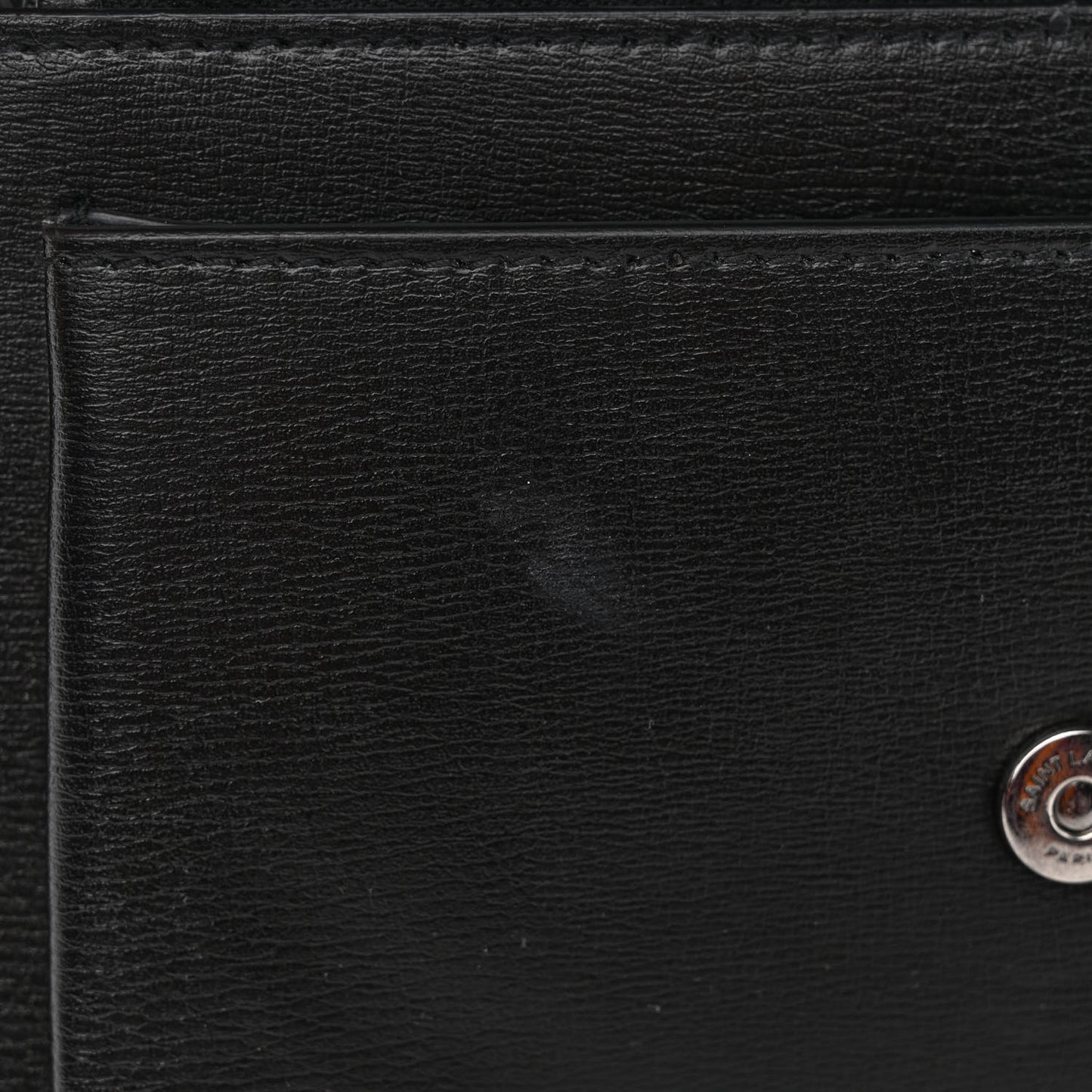 Calfskin Monogram Sunset Chain Wallet Black