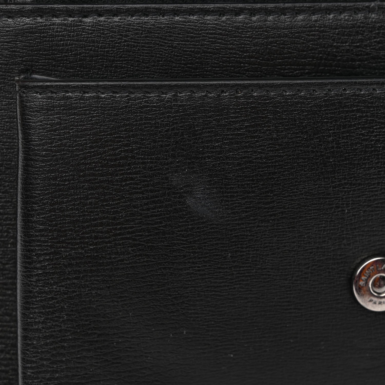 Saint Laurent Calfskin Monogram Sunset Chain Wallet Black 10 of 10