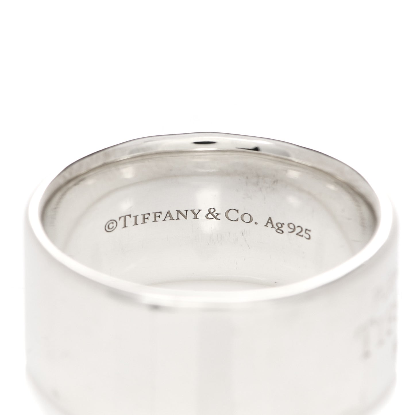 Sterling Silver Wide Return to Tiffany Ring 59 8.75