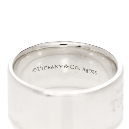 Tiffany Sterling Silver Wide Return to Tiffany Ring 59 8.75 4 of 6
