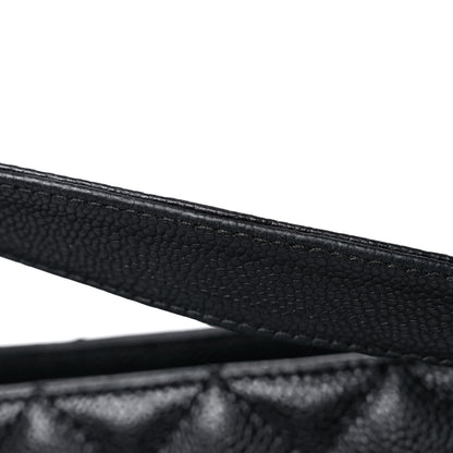 Chanel Caviar Quilted Grand Shopping Tote GST Black 22 of 23