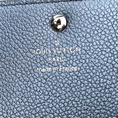 Louis Vuitton Metallic Monogram Business Card Holder Navy Nacre 6 of 6