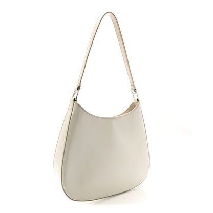 Prada Spazzolato Cleo Shoulder Bag White 3 of 10