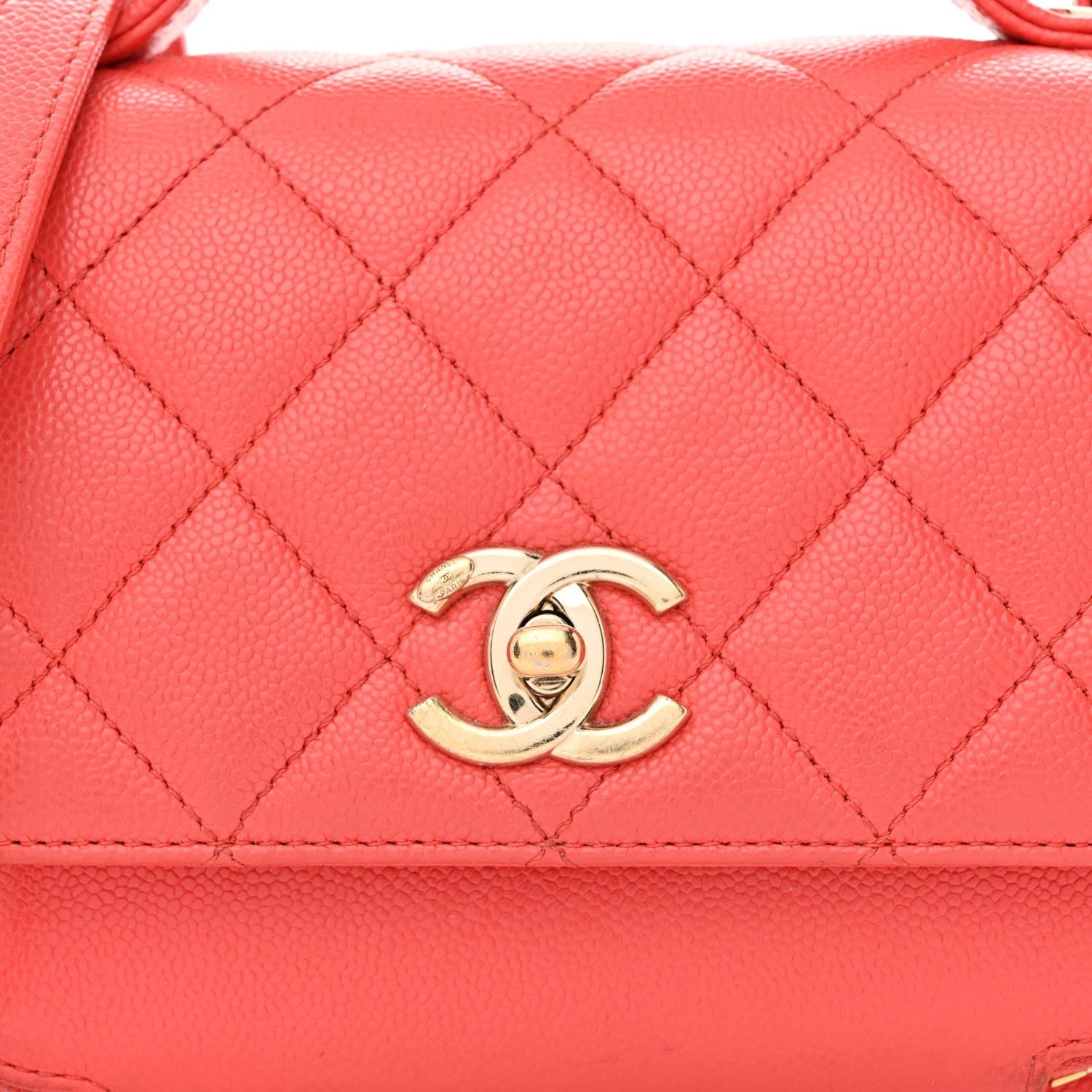 Chanel Caviar Quilted Mini Business Affinity Flap Red 8 of 14