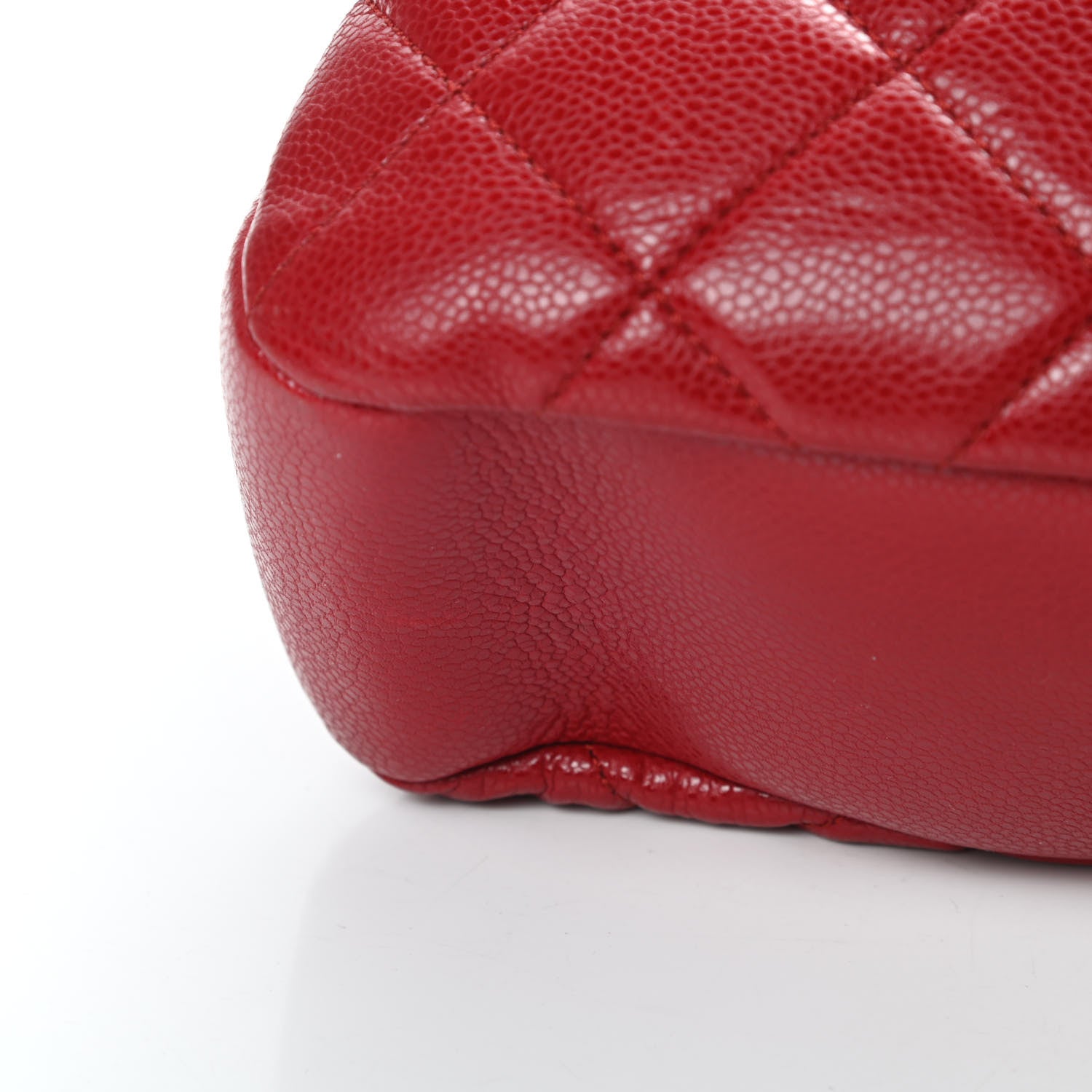 Chanel Caviar Quilted Timeless CC Soft Tote Red 13 of 13