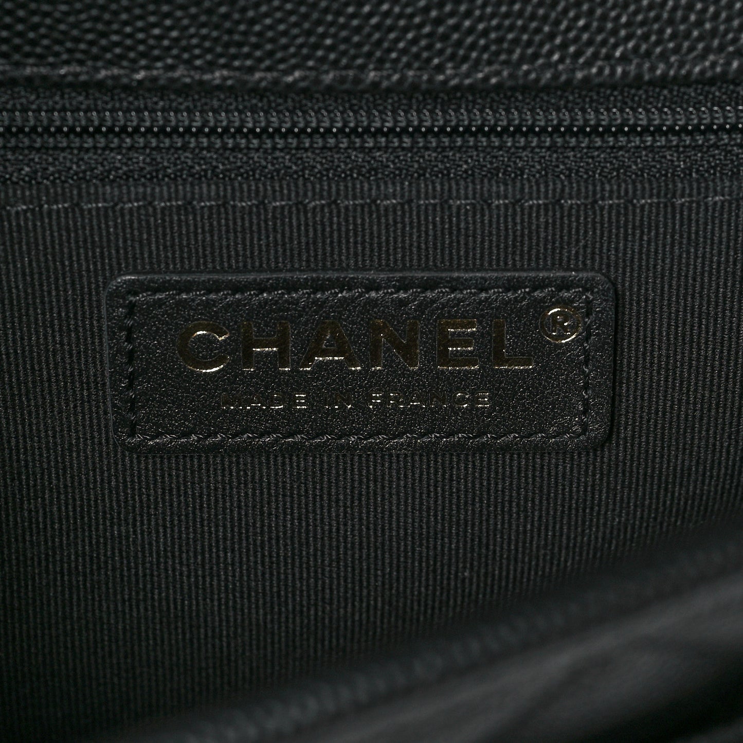 Caviar Quilted School Memory Small Top Handle Flap Black