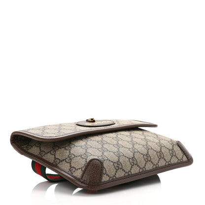 Gucci GG Supreme Monogram Neo Vintage Web Belt Bag Brown 4 of 9