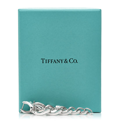 Tiffany Sterling Silver Forge Drop Link Earrings 5 of 5