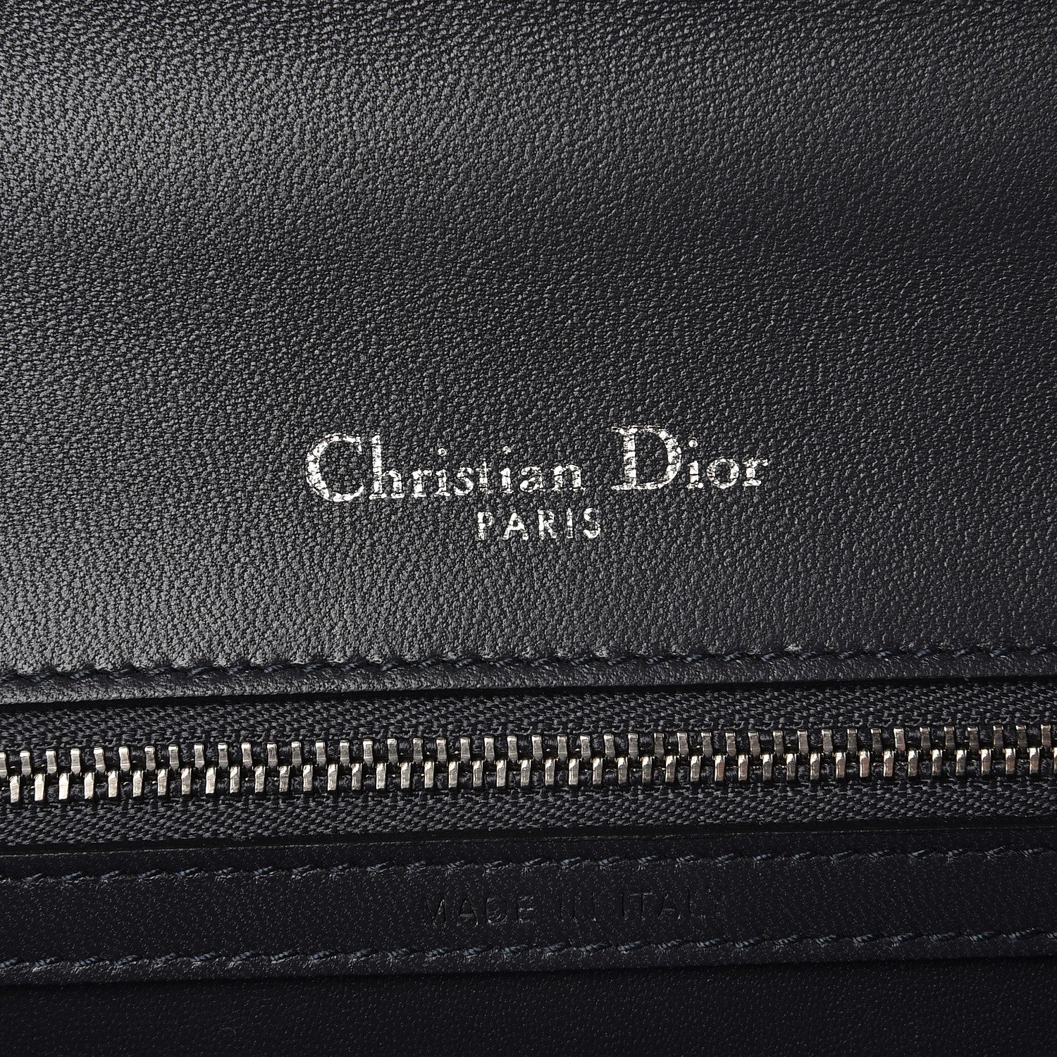 Christian Dior Metallic Patent Micro-Cannage Medium Diorama Flap Bag Silver 6 of 8