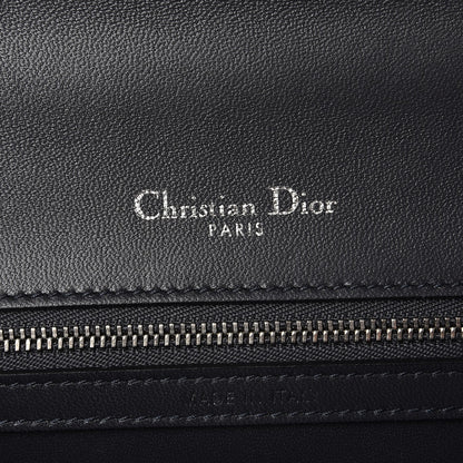 Christian Dior Metallic Patent Micro-Cannage Medium Diorama Flap Bag Silver 6 of 8