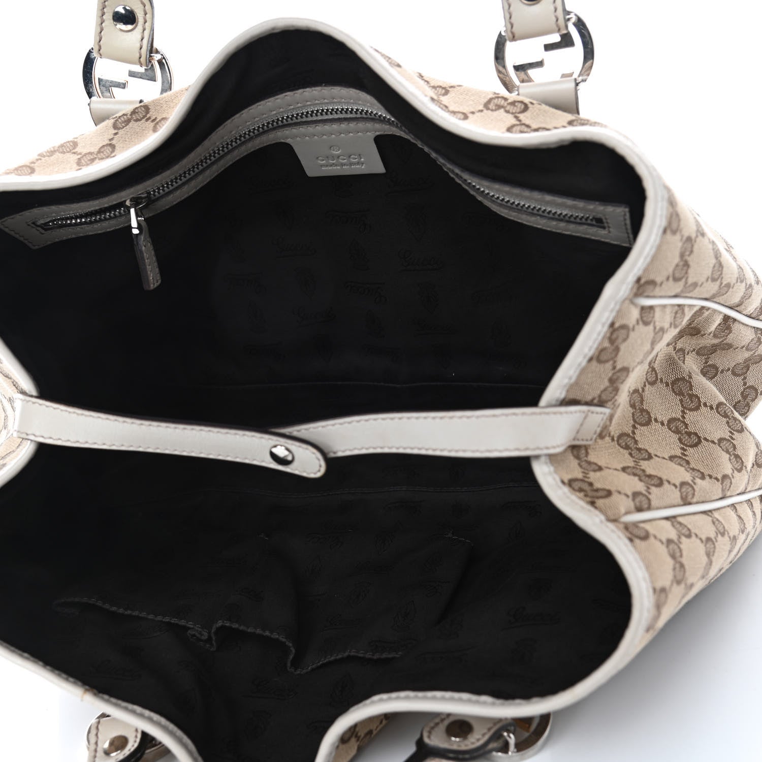 Gucci Monogram Medium Twins Tote Off White 4 of 4