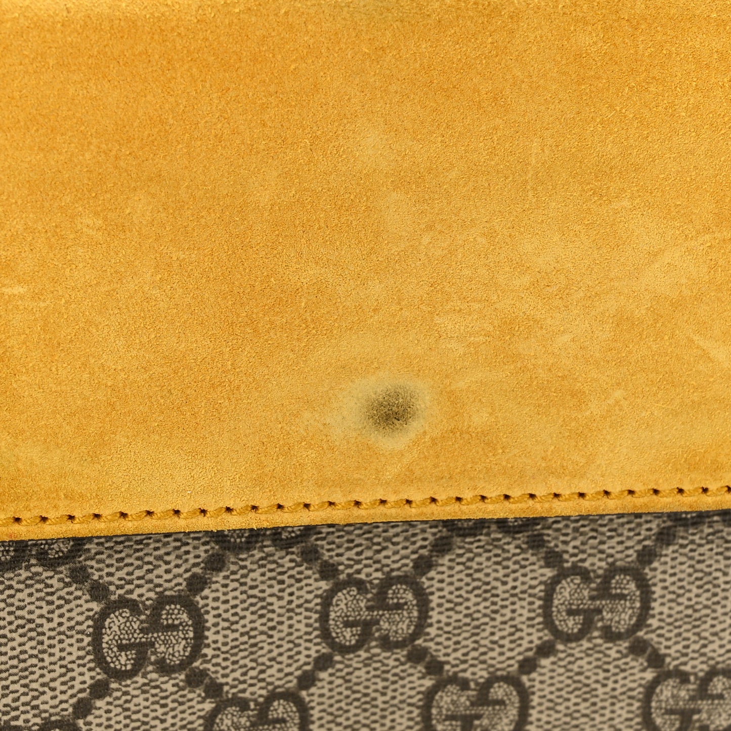GG Supreme Monogram Mini Dionysus Shoulder Bag Yellow