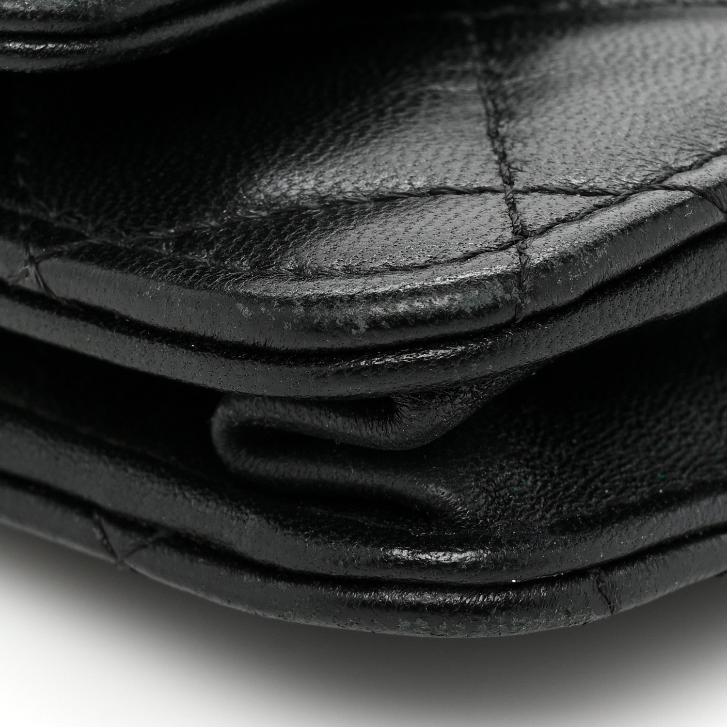 Chanel Lambskin Quilted Trendy CC Wallet On Chain WOC Black 16 of 23