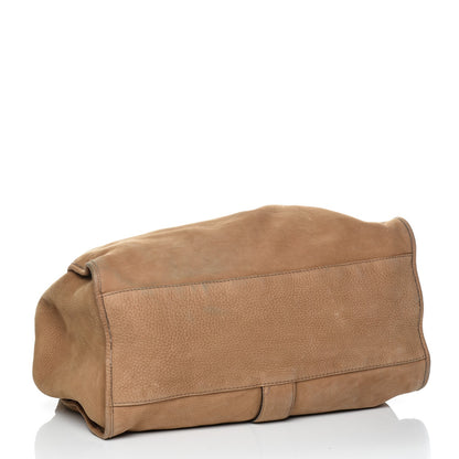 Gucci Nubuck Large Soft Stirrup Shoulder Bag Light Brown 4 of 8
