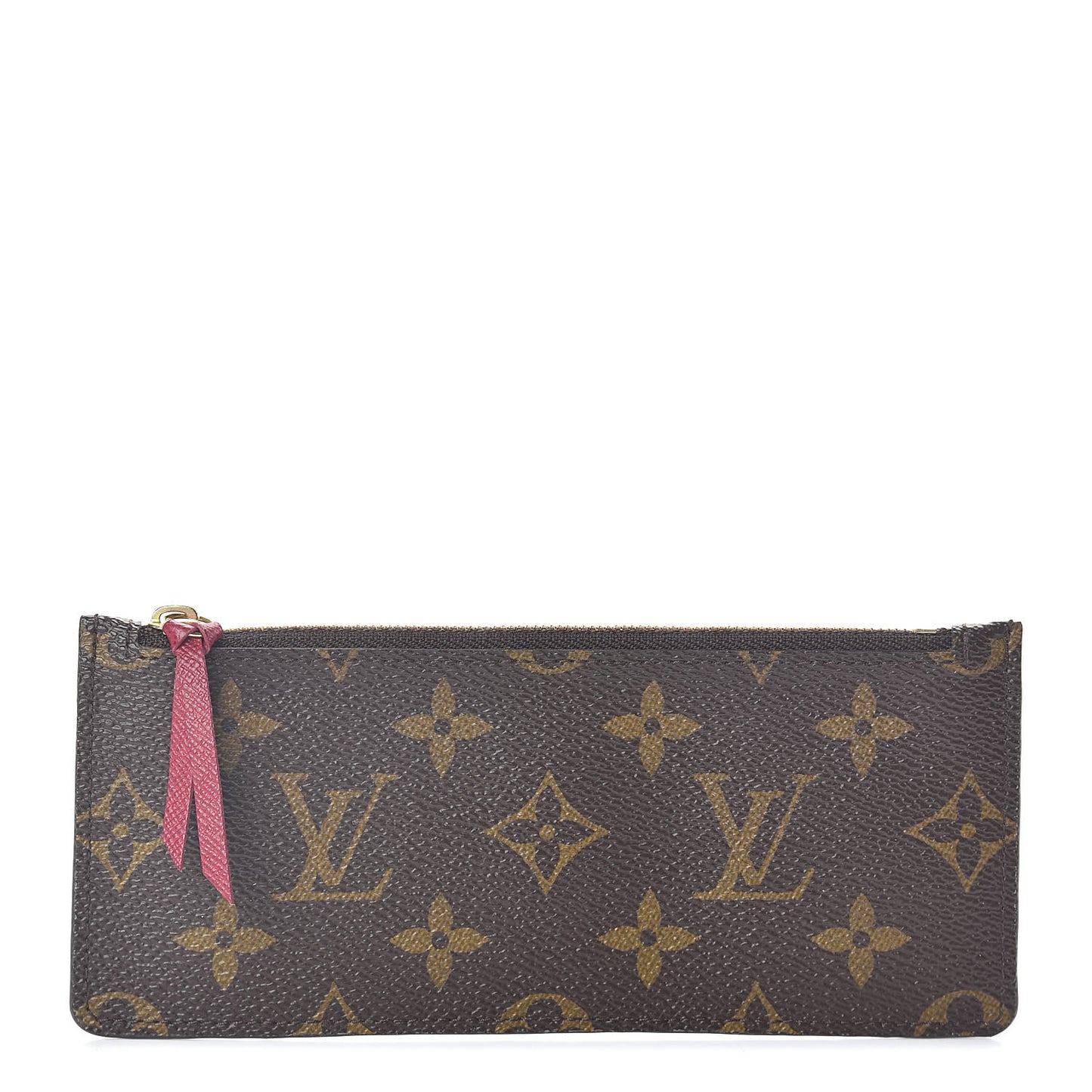 Monogram Josephine Wallet Zippered Insert Fuchsia