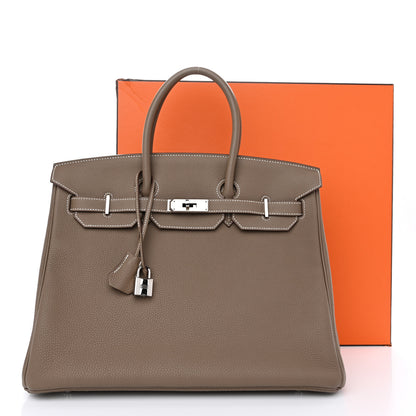 Hermes Togo Birkin 35 Etoupe 13 of 13
