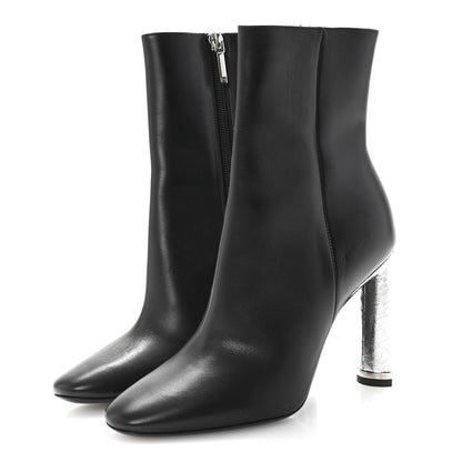 Christian Dior Calfskin Savane Ankle Boots 35 Black 4 of 9