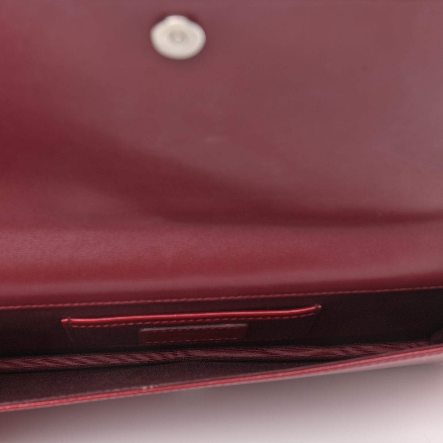 Patent Cannage Rendezvous Chain Wallet Red