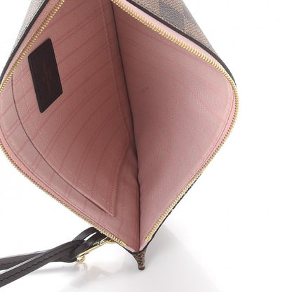 Louis Vuitton Damier Ebene Neverfull MM GM Pochette Rose Ballerine 5 of 8