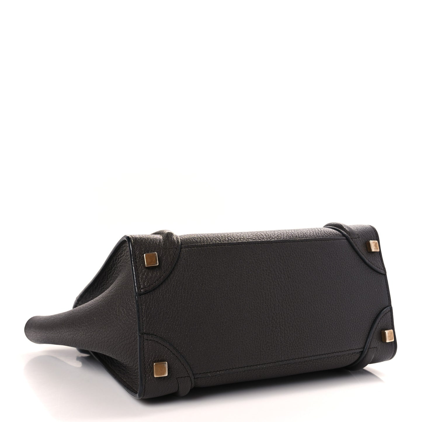 Goatskin Micro Luggage Dark Taupe