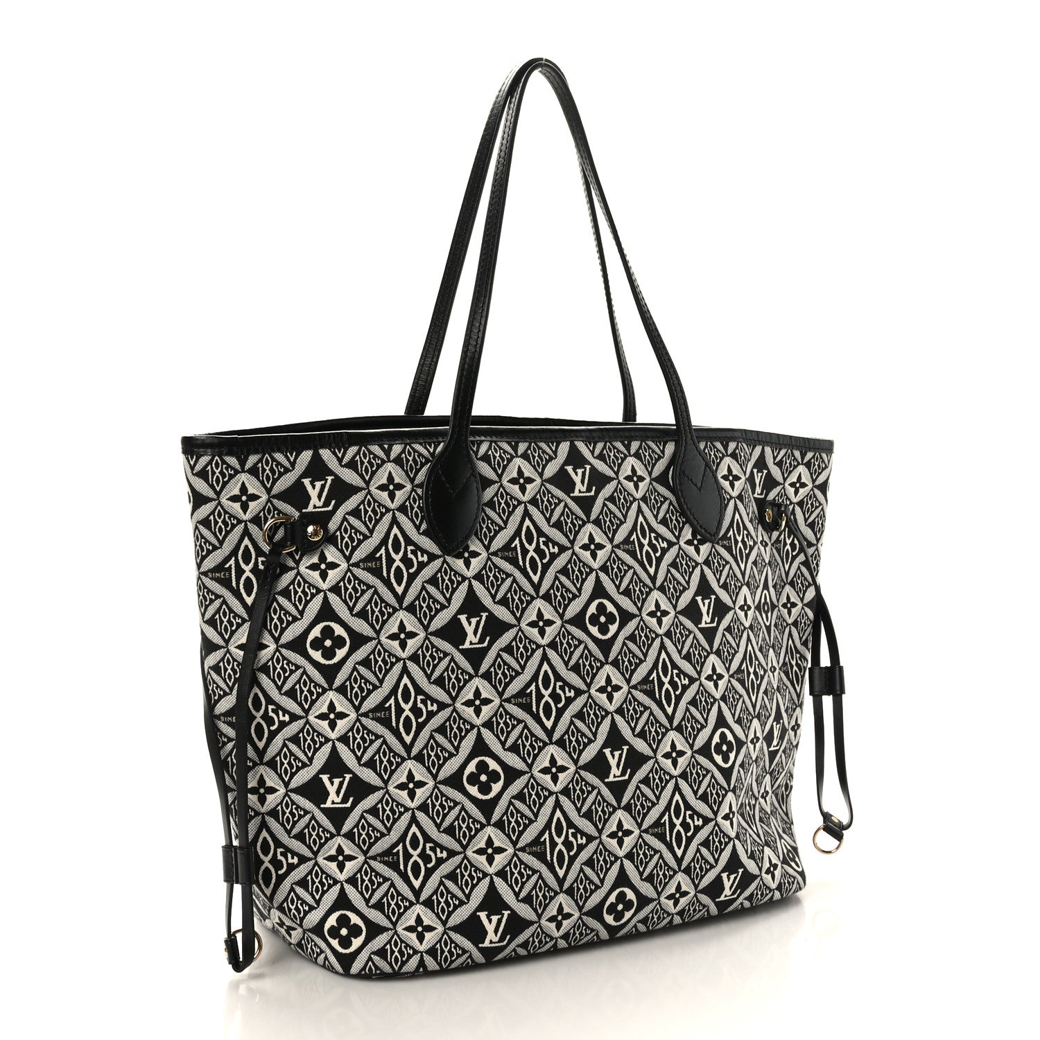 Louis Vuitton Jacquard Since 1854 Neverfull MM Grey 3 of 9