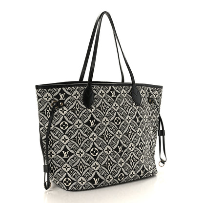 Louis Vuitton Jacquard Since 1854 Neverfull MM Grey 3 of 9