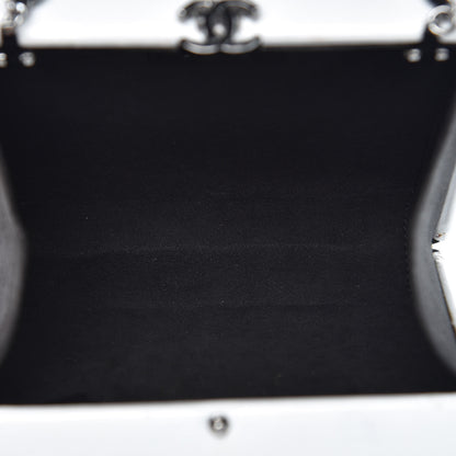 Chanel Lambskin Minaudiere Essential Frame Clutch White 5 of 14