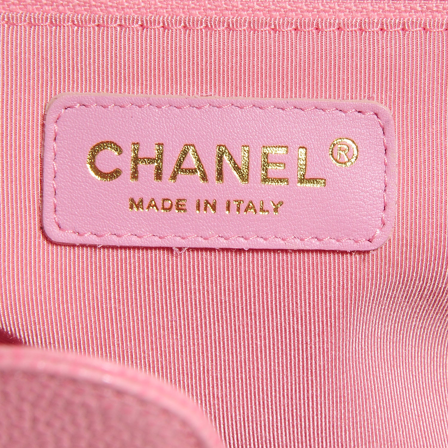 Chanel Caviar Petit Shopping Tote PST Pink 8 of 9