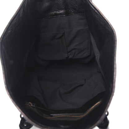 Balenciaga Agneau Classic Hardware S Sunday Tote Black 6 of 11
