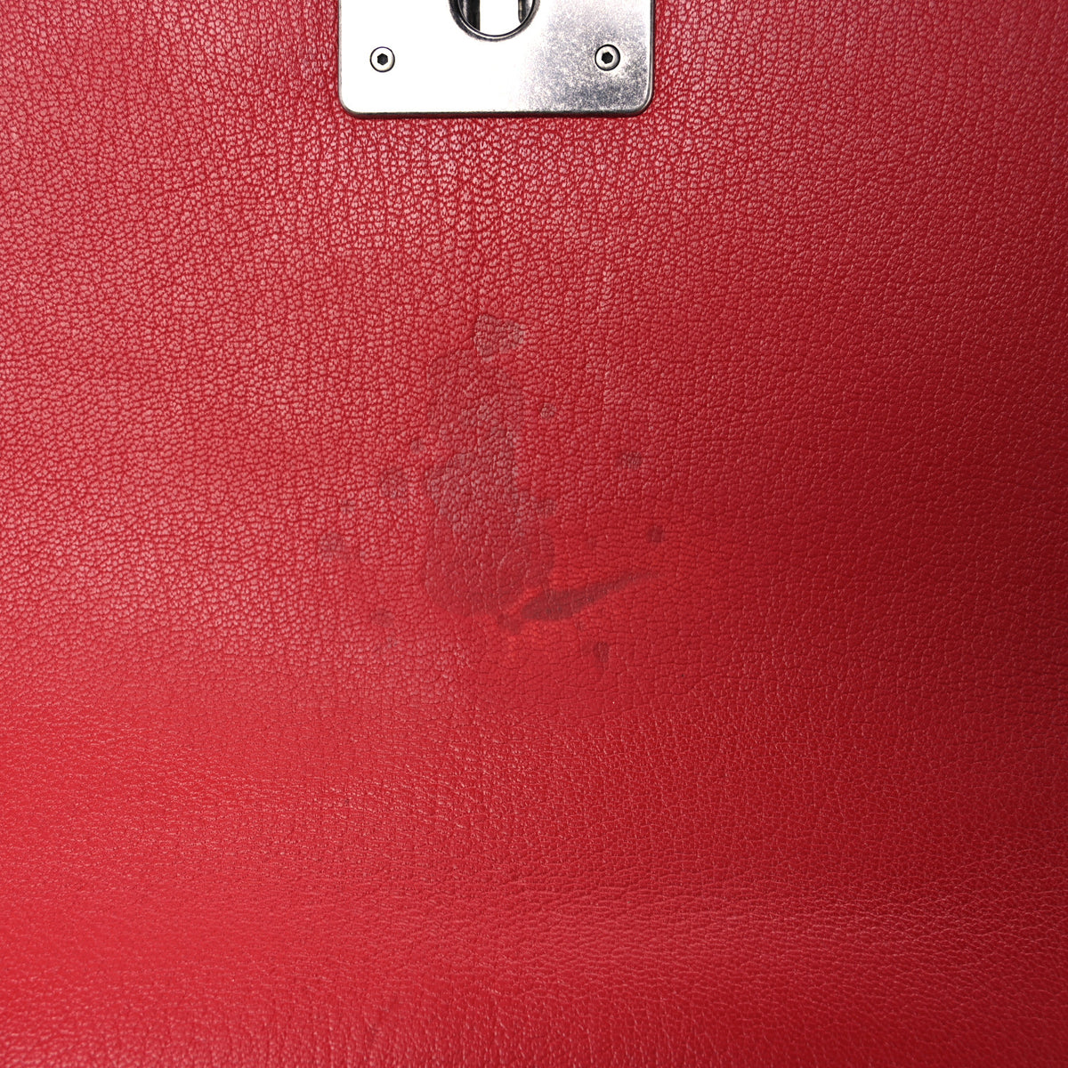 Chanel Goatskin Quilted Patent Medium Duo Boy Flap Red 10 of 10