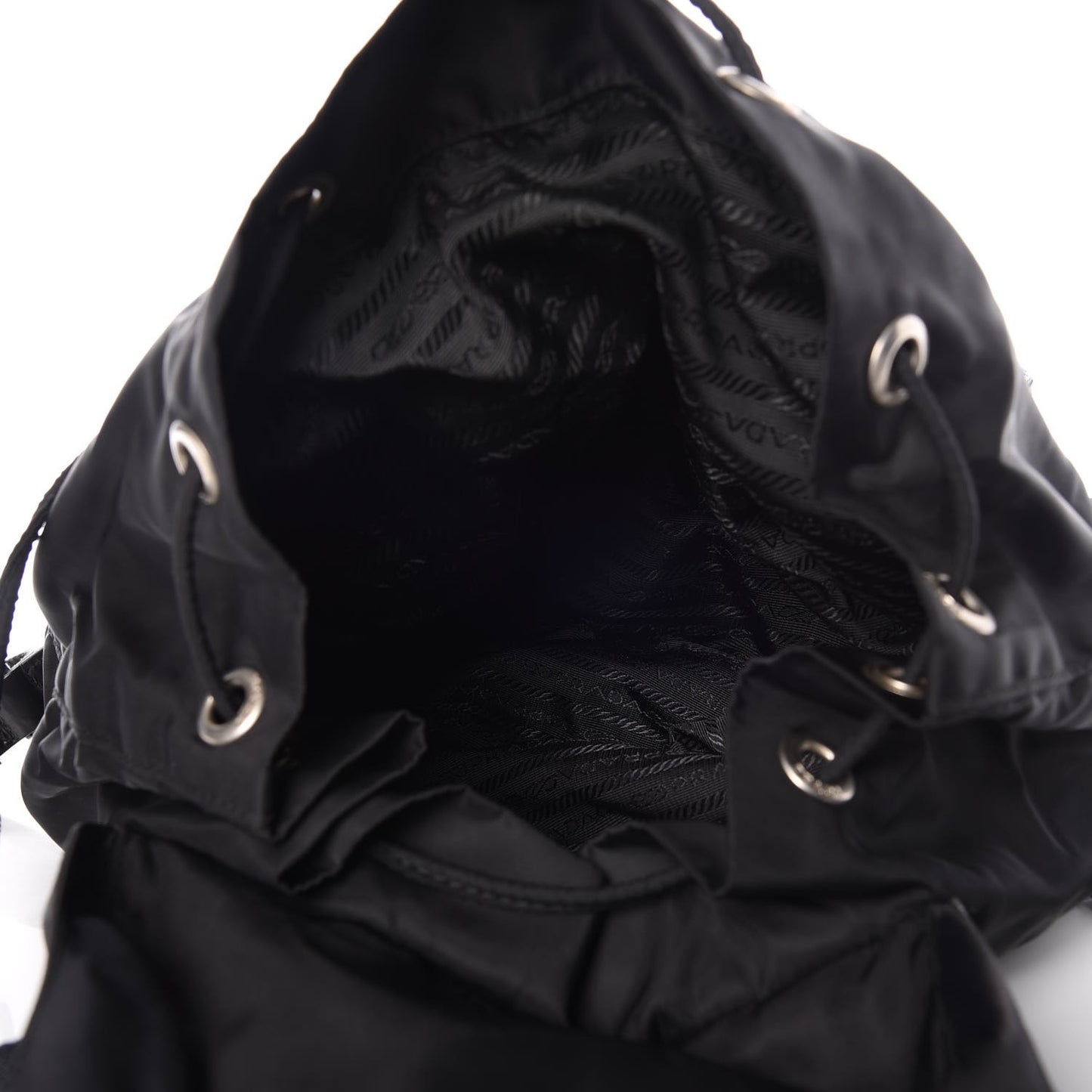 Nylon Vela Medium Backpack Black
