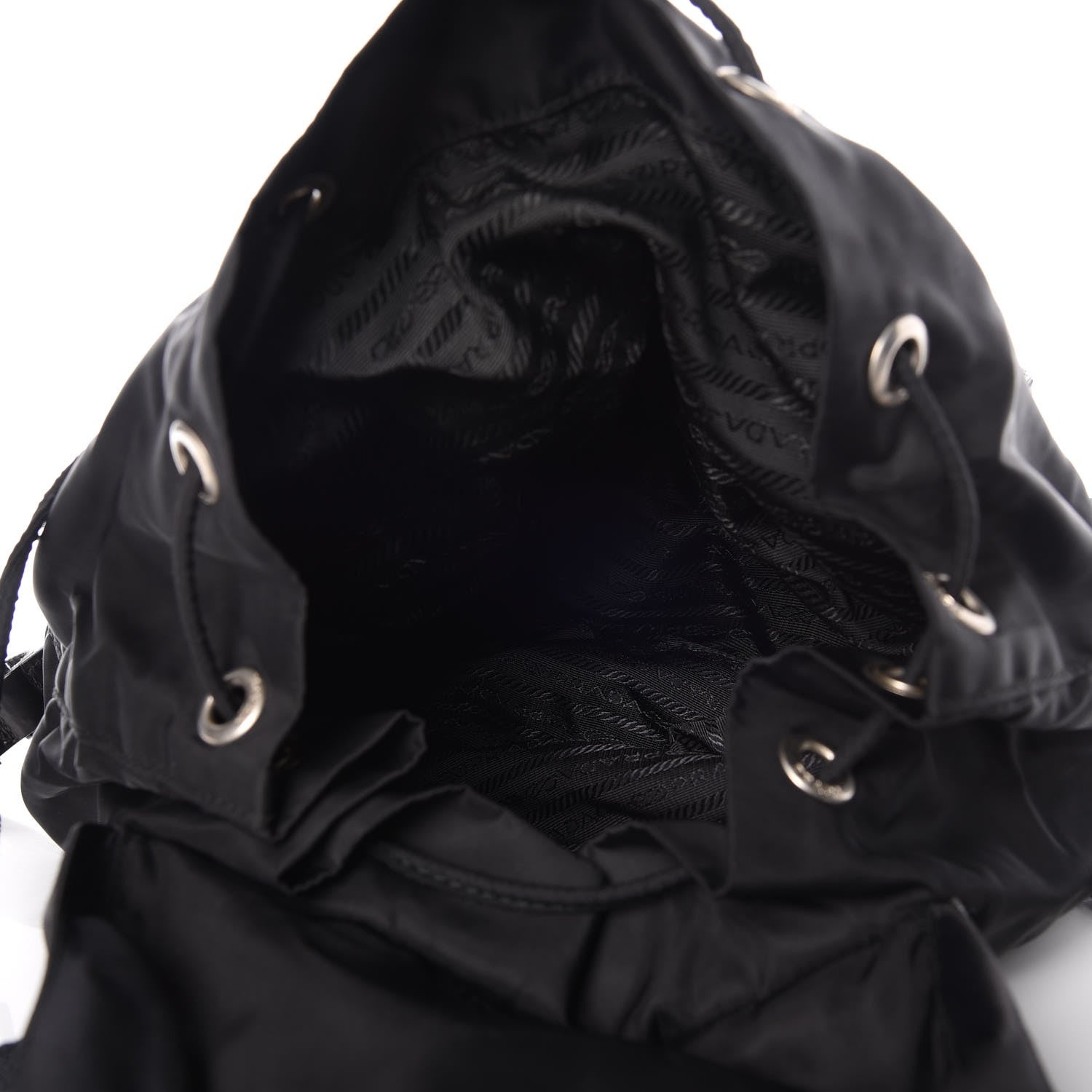 Prada Nylon Vela Medium Backpack Black 5 of 14