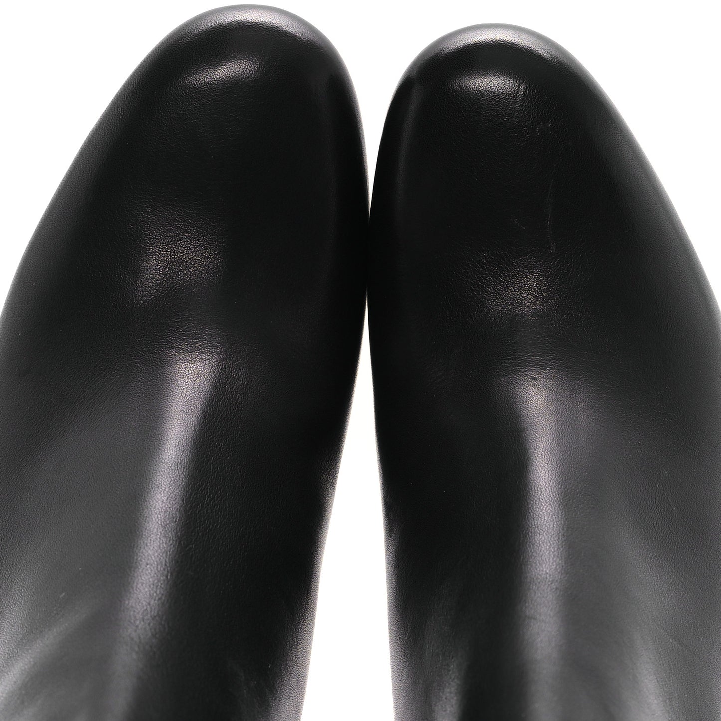 Calfskin Bas Relief Pietra 85 Ankle Boots 38.5 Black