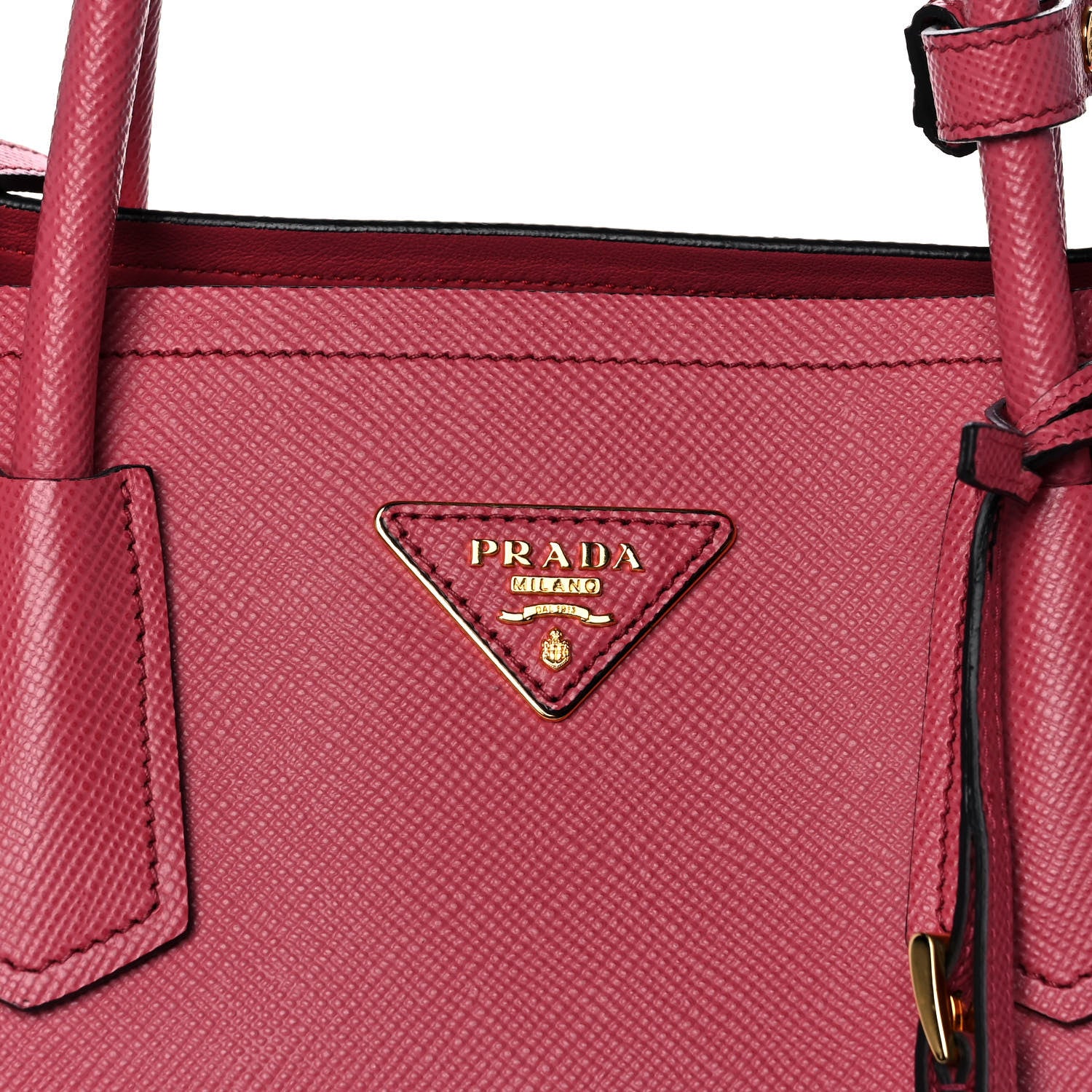 Prada Saffiano Cuir Small Double Bag Tamaris 7 of 9