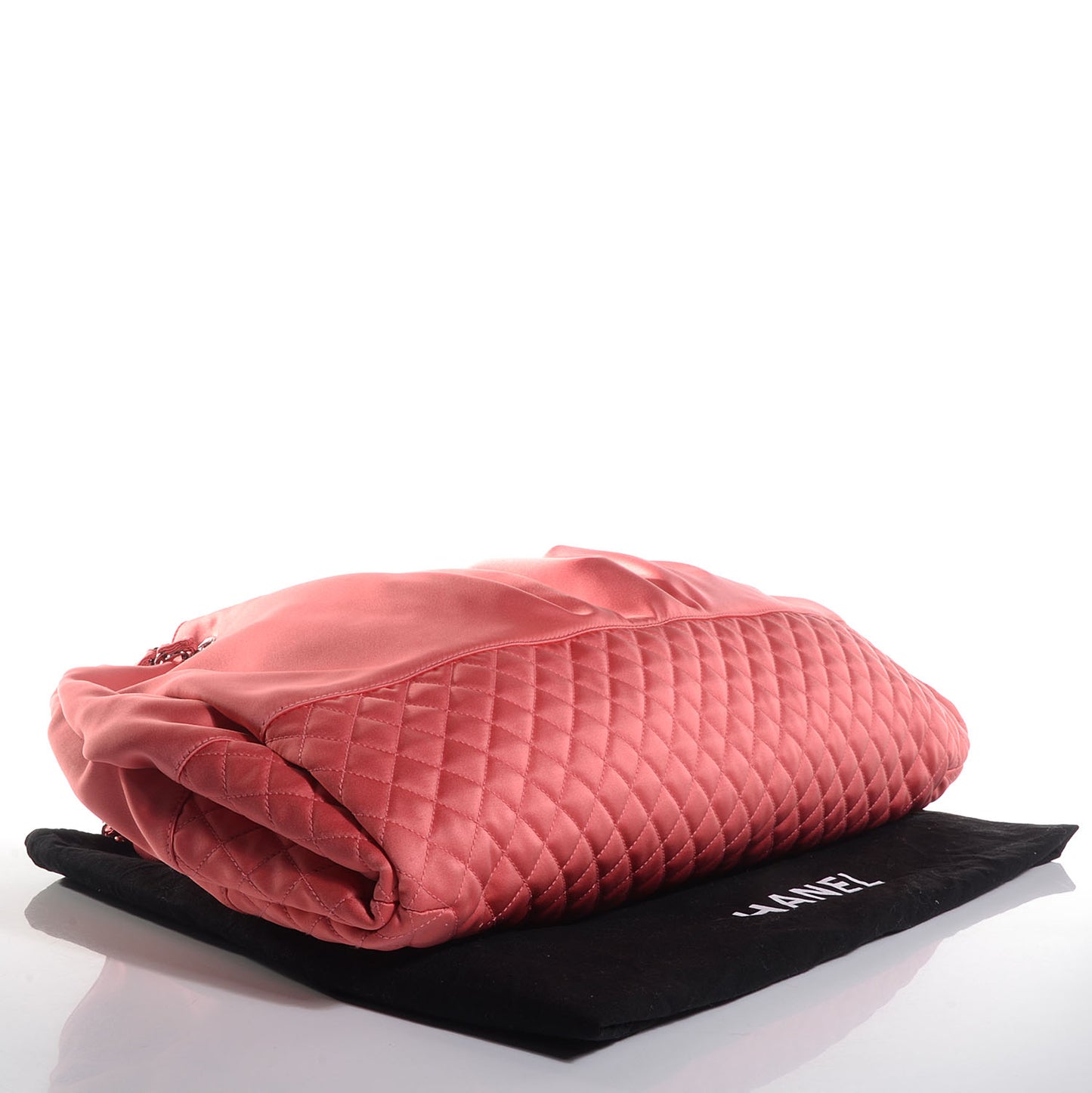 Satin Melrose Cabas Red